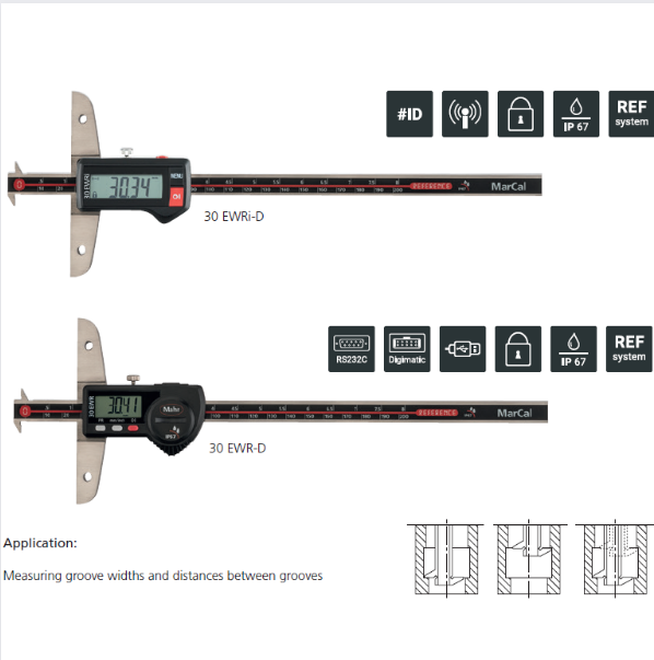 MarCal 30 EWRi-D / 30 EWR-D |Digital Depth Gage - Besmic Optic Industry