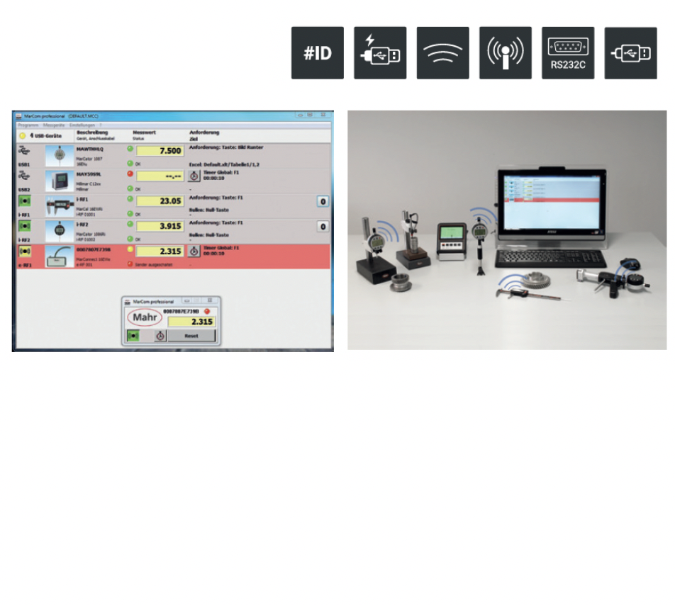 MarConnect MarCom Prof. 5.2 | Software Interface - Besmic Optic Industry